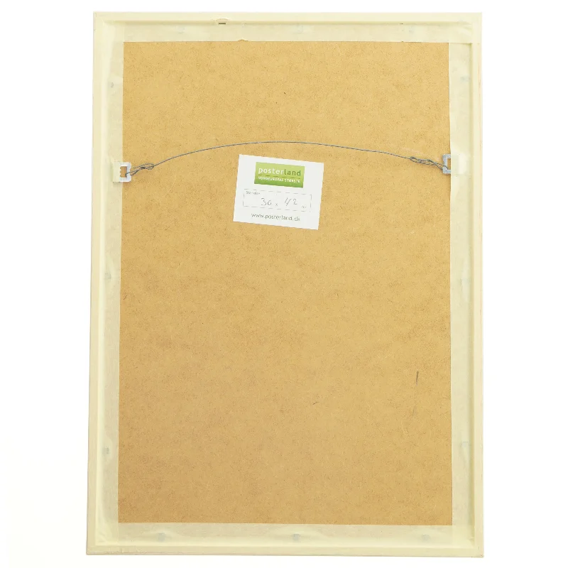 Plakat med træ i ramme (str. 30x42 cm)