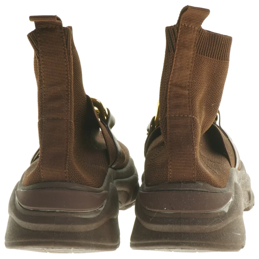 Brune støvler med kædedetalje (str. 39 )