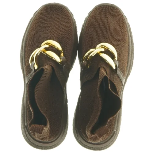 Brune støvler med kædedetalje (str. 39 )