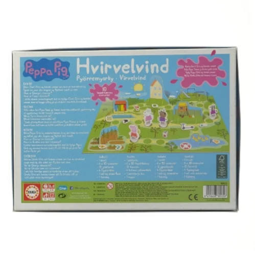 Peppa Pig Hvirvelvind brætspil fra Educa (str. 36x26 cm)