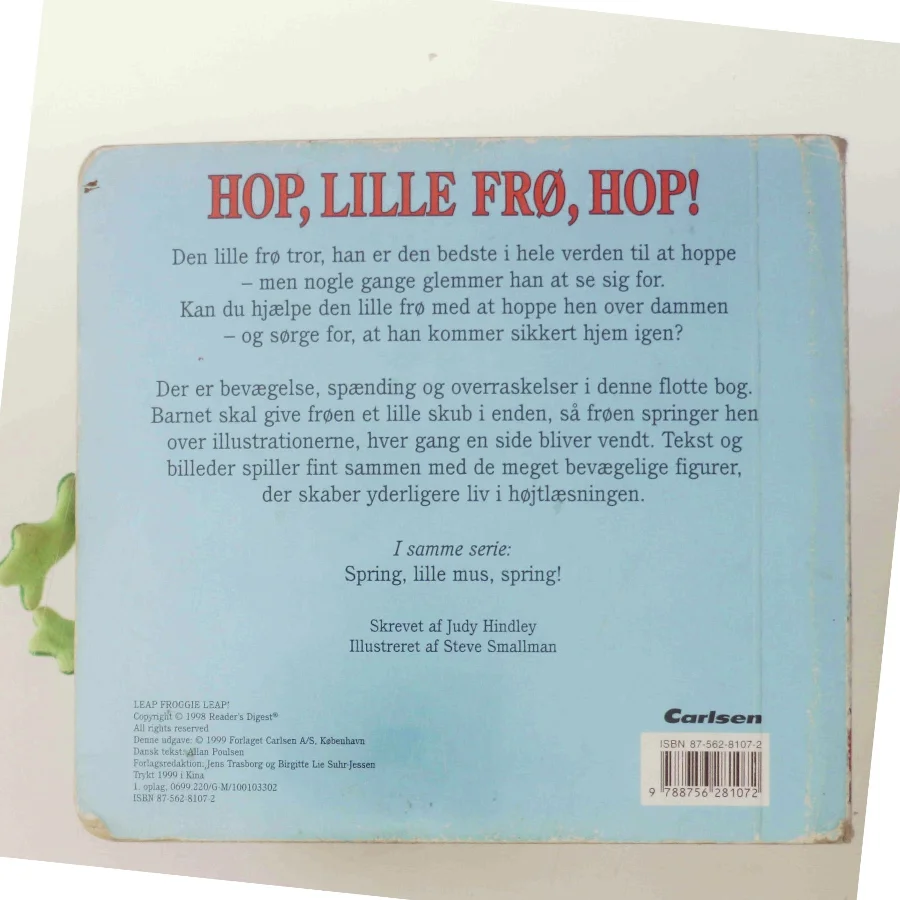 Hop, lille frø, hop! af Judy Hindley (Bog)