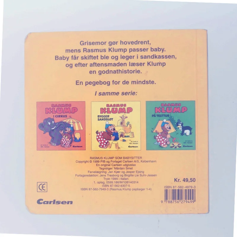 Rasmus Klump bygger sandslot af Carla Hansen (Bog)