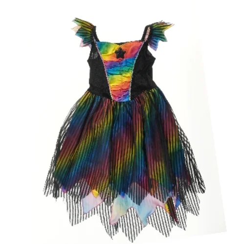 Farverig udklædningskjole (str. 128)