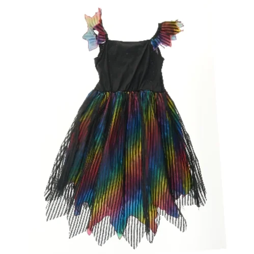 Farverig udklædningskjole (str. 128)