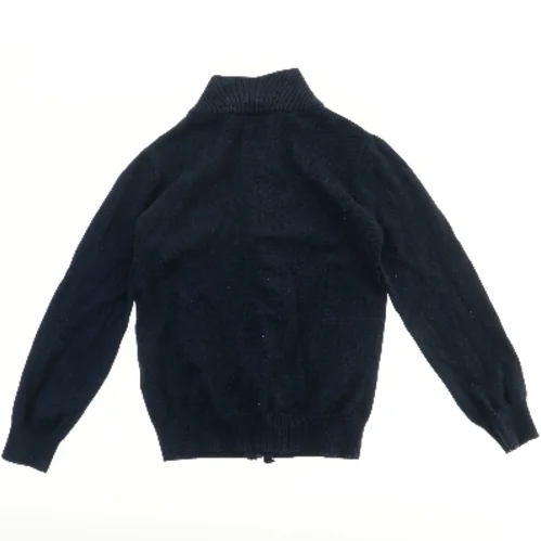 Mørkeblå cardigan med lynlås fra VRS (str. 128)