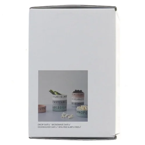 Design Letters skåle sæt fra Design Letters (str. 3 stk Ø 11 cm længde 4,5 cm)