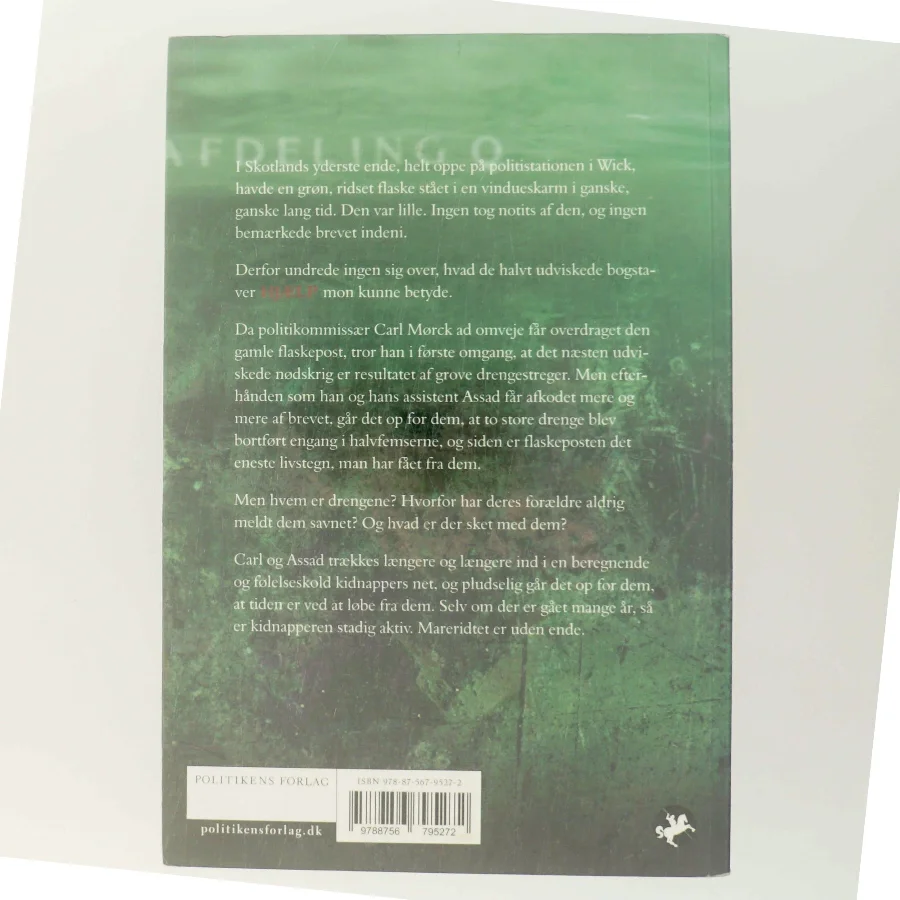 Flaskepost fra P : krimithriller af Jussi Adler-Olsen (Bog)