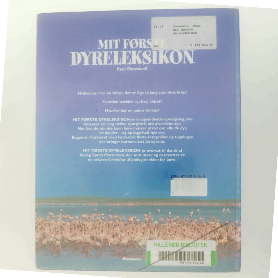 Mit første dyreleksikon af Paul Dowswell (Bog)
