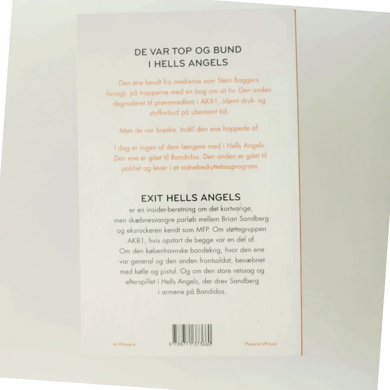 Exit Hells Angels af Søren Baastrup (Bog)