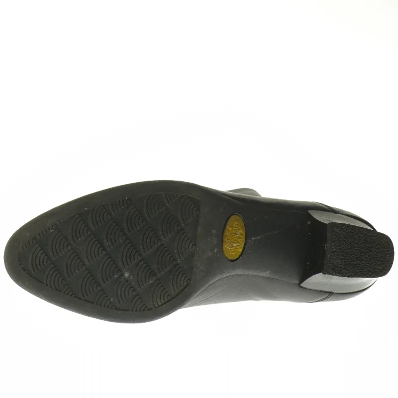 Sort læderstøvler fra Rheinberger (str. 5,5(26cm) )