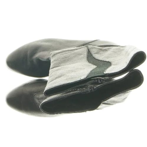 Sort læderstøvler fra Rheinberger (str. 5,5(26cm) )