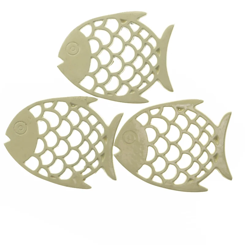 Fiskformede bordskånere (str. 15,5x13 cm)