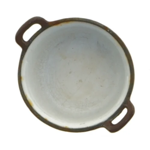Lille emaljeret gryde (str. Ø 9 cm)