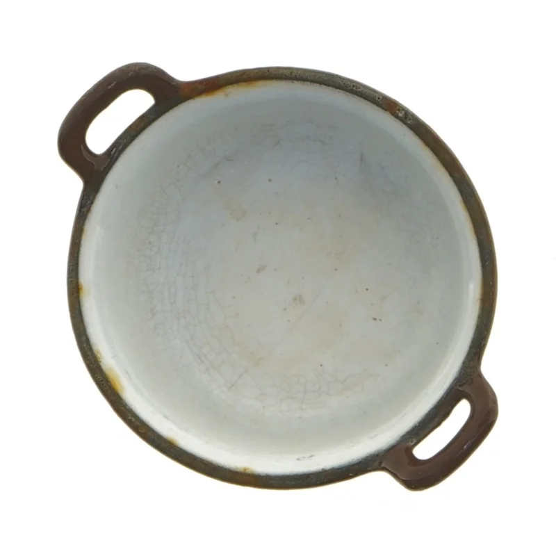 Lille emaljeret gryde (str. Ø 9 cm)