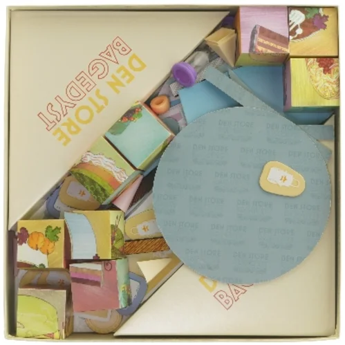 Den Store Bagedyst brætspil fra DR (str. 28x28 cm)