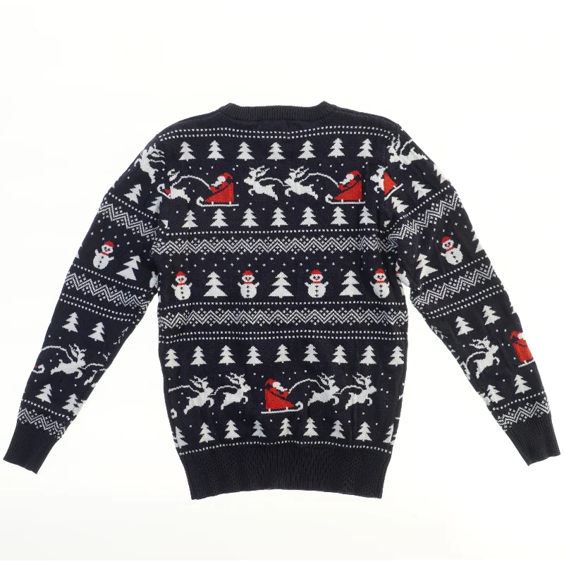Julesweater med motiver fra Happy Seasons (str. 146)