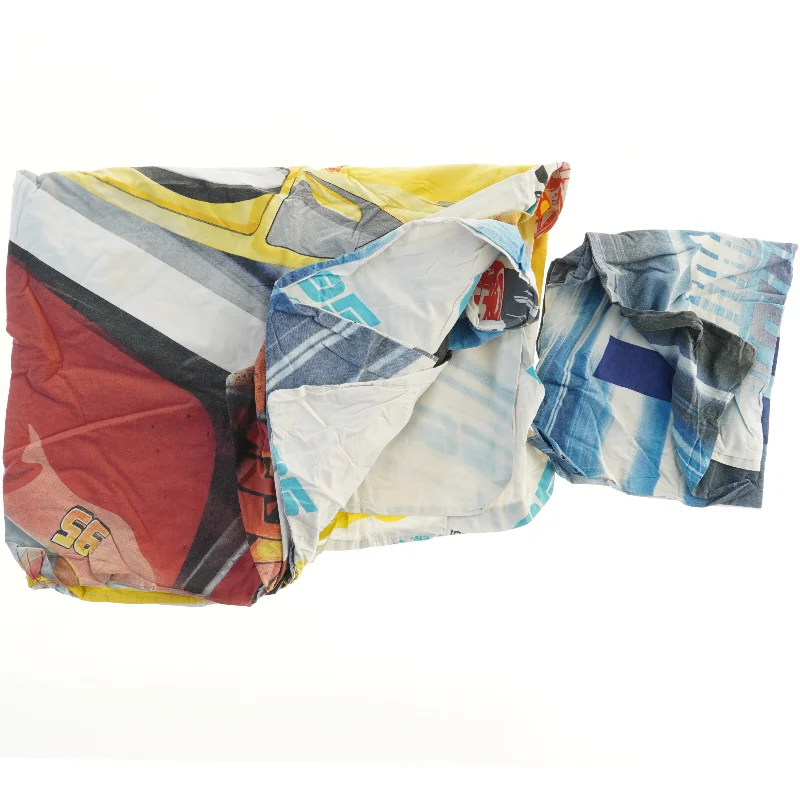 Børnesengesæt med bilmotiv (str. 61x56 & 97x120 cm)