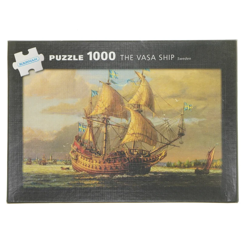 Vasa skibet puslespil 1000 brikker fra Kärnan (str. 1000 brikker cm)