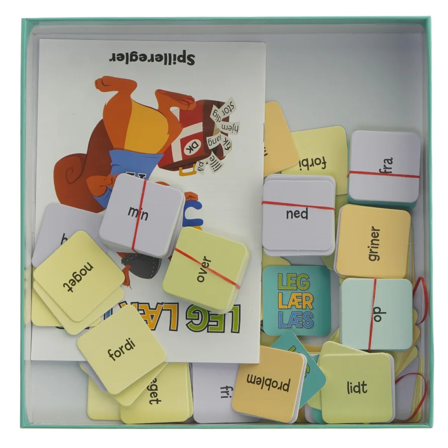 Leg Lær Læs sæt (str. 27x27 cm)