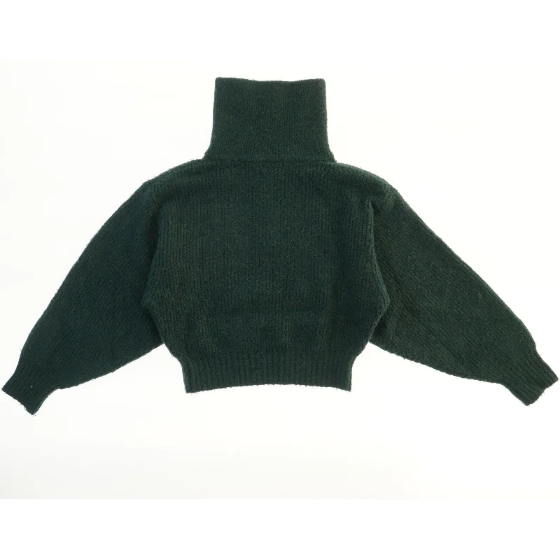 Strikket sweater med høj krave fra Grunt (str. M)