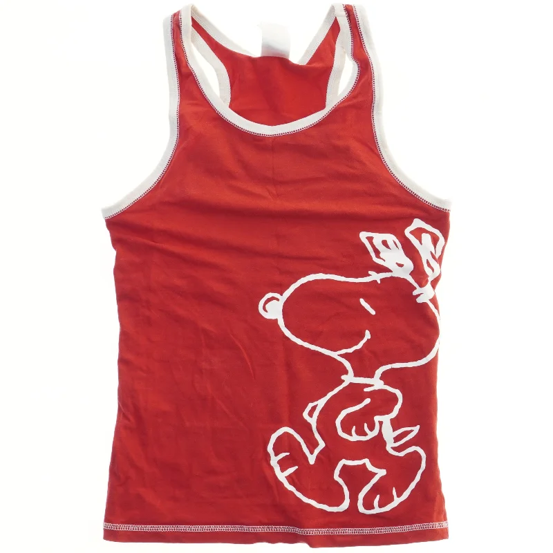 Rød tanktop med Snoopy fra H&M (str. 158)
