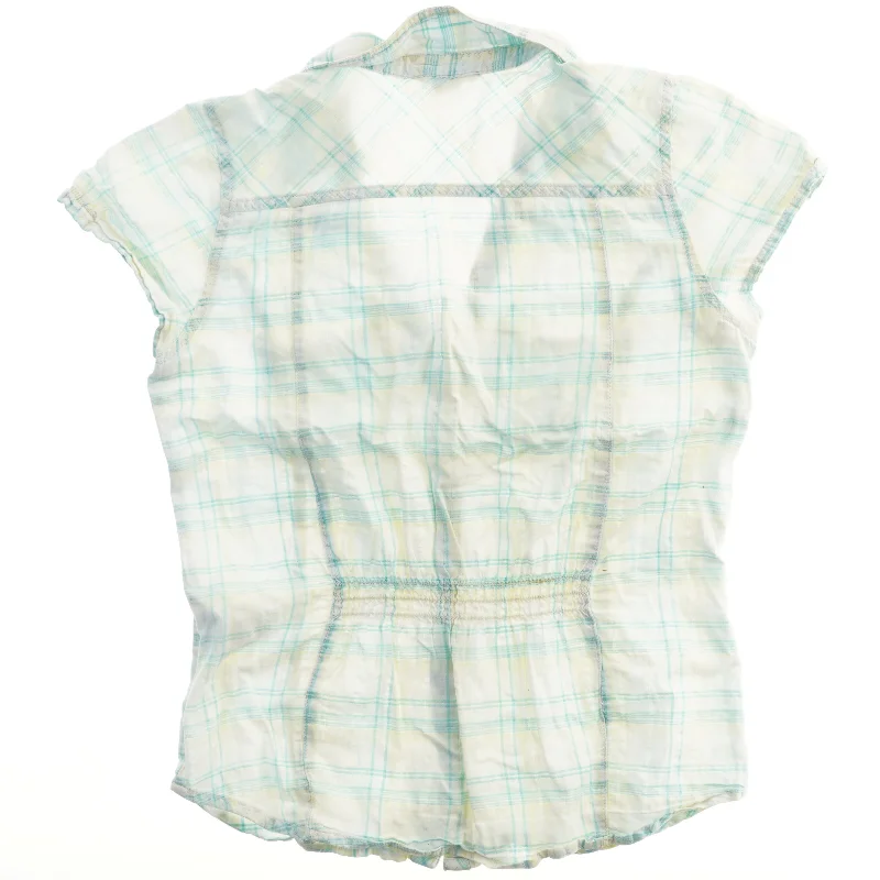 Kortærmet ternet skjorte fra H&M (str. 170)