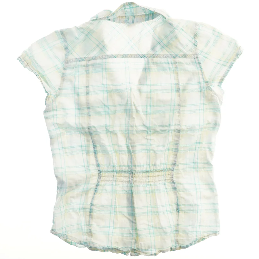 Kortærmet ternet skjorte fra H&M (str. 170)