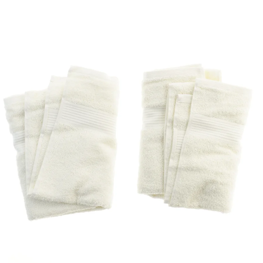 Hvide Mor-håndklæder, sæt af 2 