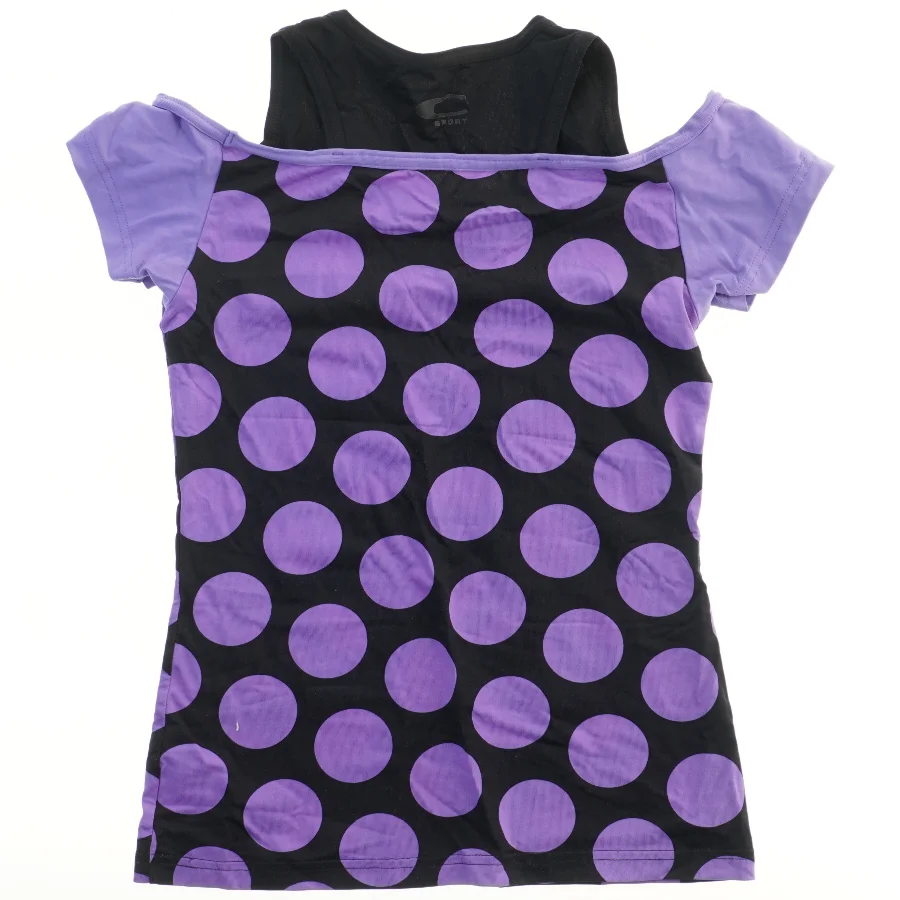 Gymnastikbluse med prikker  (str. 164)