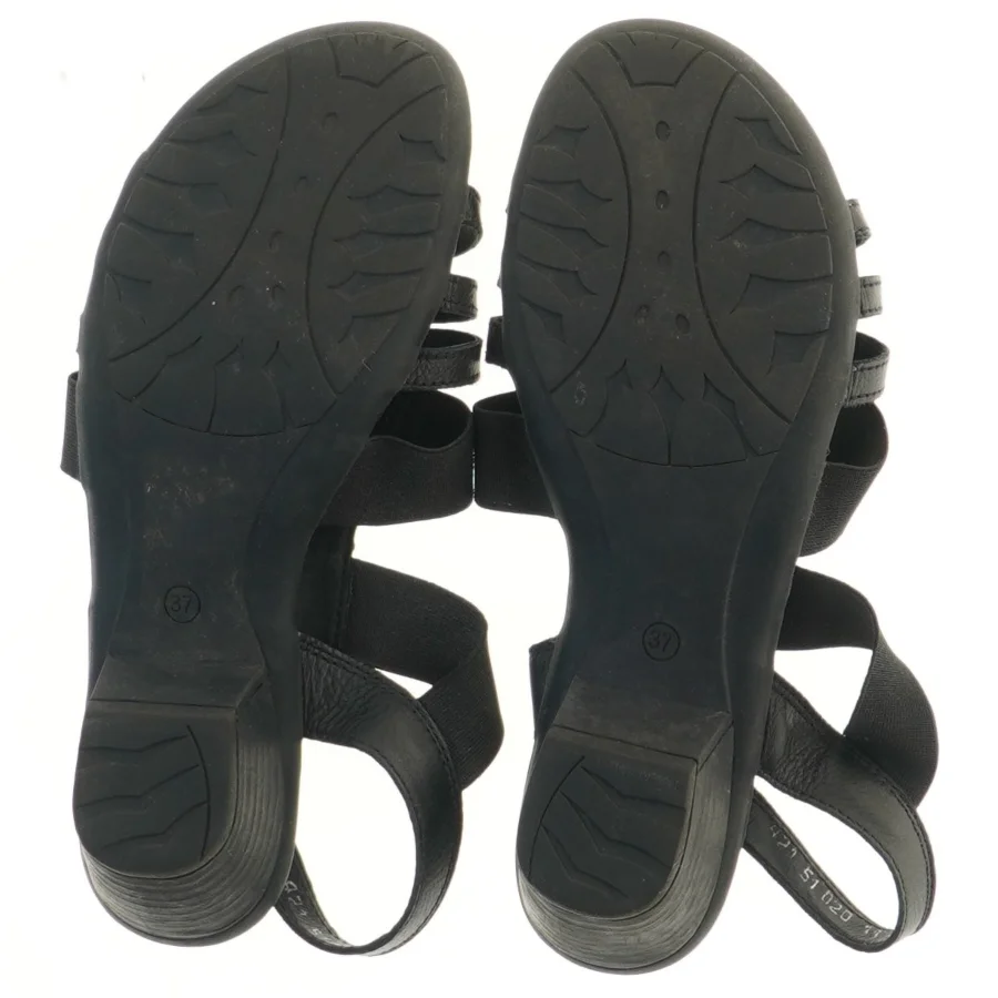 Sorte sandaler fra B&CO (str. 37 )
