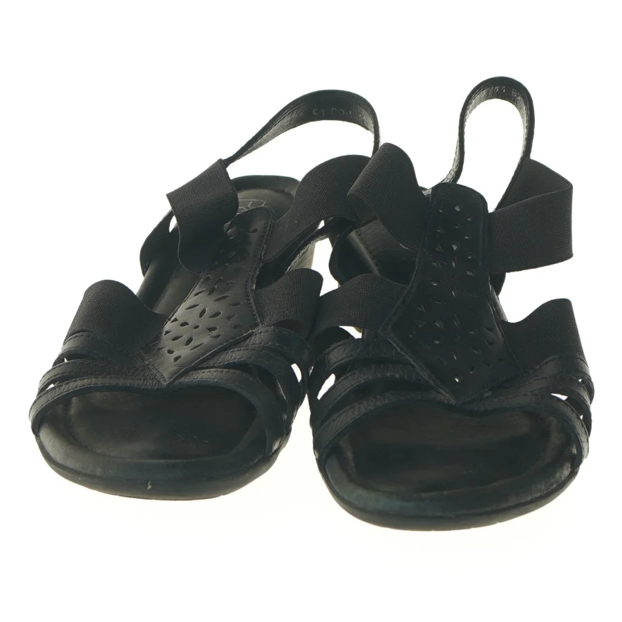 Sorte sandaler fra B&CO (str. 37 )