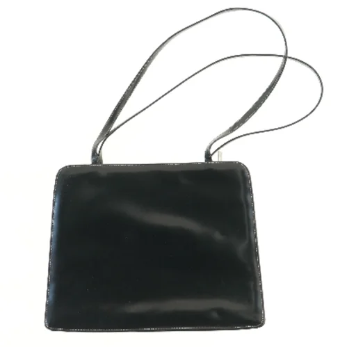 Sort skuldertaske (str. 28x36,5 cm)