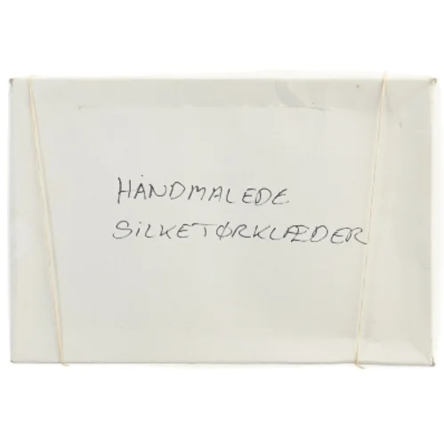Håndmalede silketørklæder (8 stk) i ægte silke.