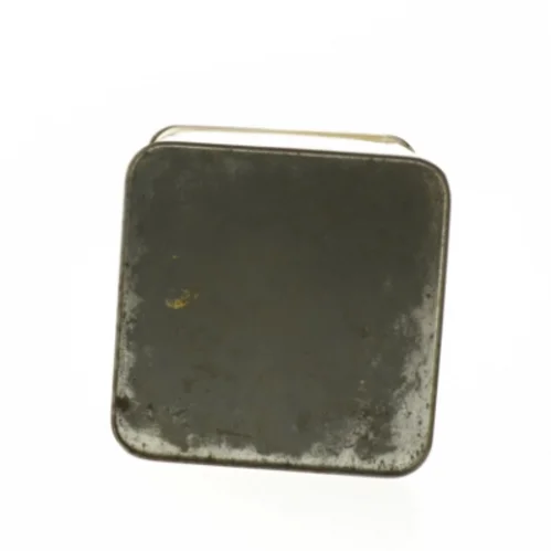 Retro dåse af metal fra AVO (str. 17x13x13 cm)