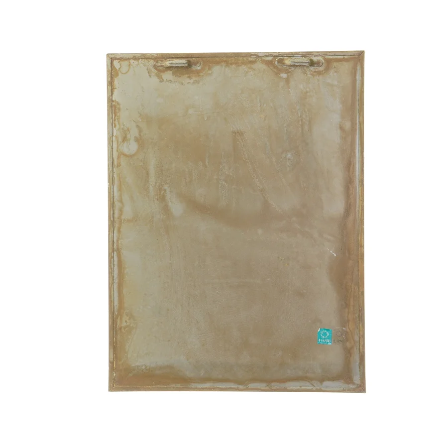 Metalskilt med strandtema fra Ib Laursen (str. 35x26,5 cm)