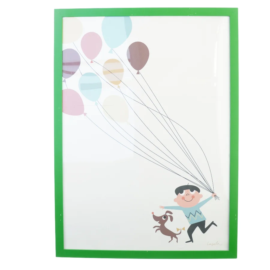 Billedramme fra Ikea (str. 74 x 54 cm).