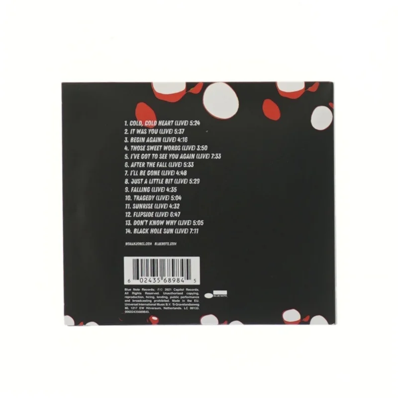 Norah Jones live album fra Blue Note Records (str. 14x12,5 cm)