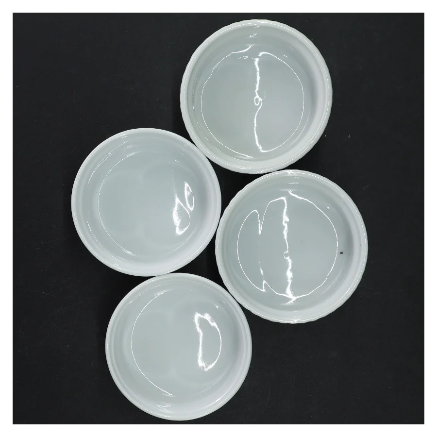 Hvide porcelænsforme (str. 9,5x5 cm)