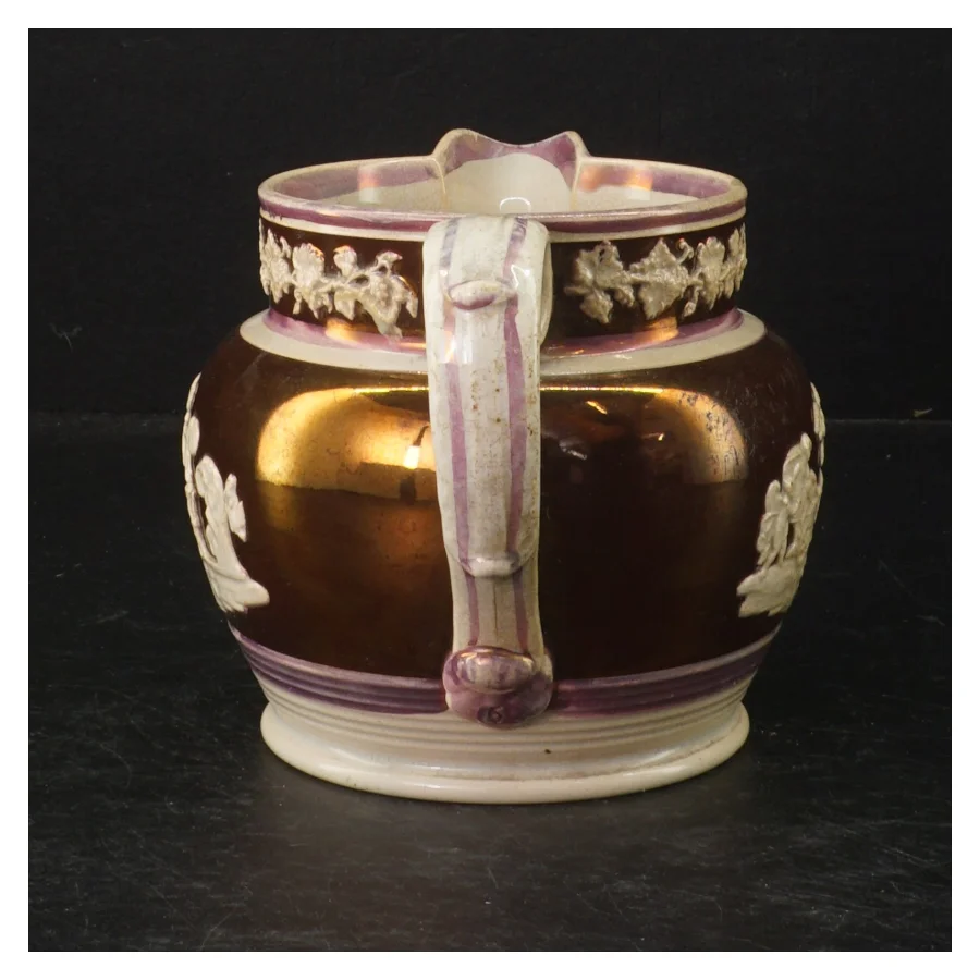 Vintage keramik kande (str. Ø. 13 cm. længde, 11 cm)