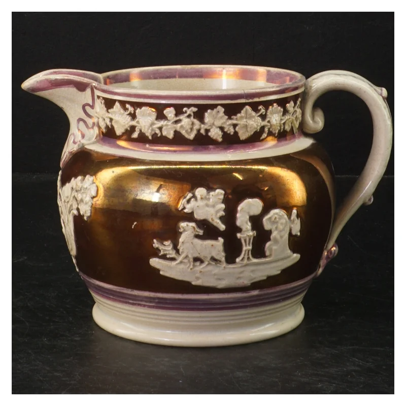 Vintage keramik kande (str. Ø. 13 cm. længde, 11 cm)