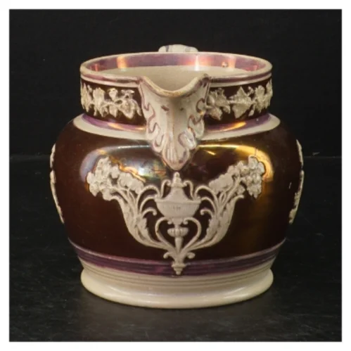 Vintage keramik kande (str. Ø. 13 cm. længde, 11 cm)