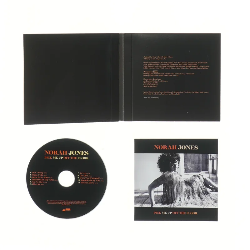 CD Norah Jones: Pick Me Up Off The Floor fra Norah Jones (str. 14x12,5 cm)