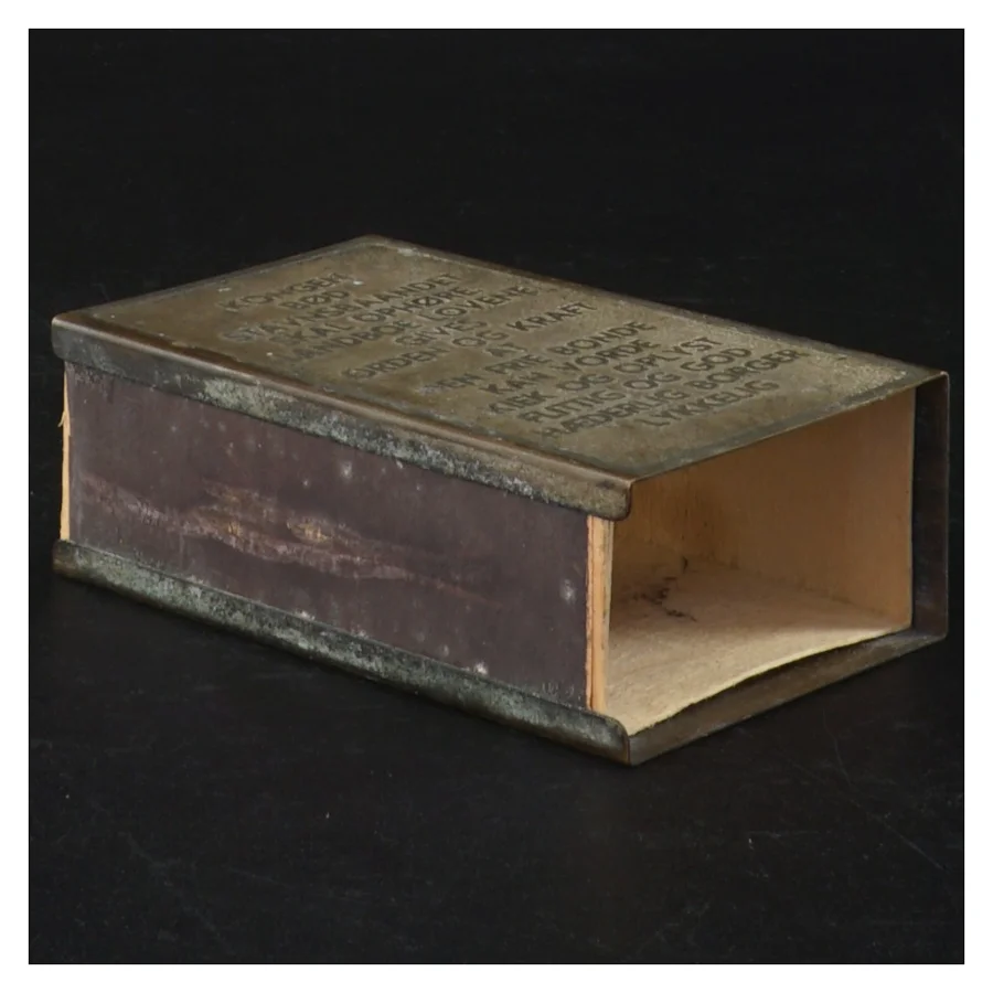 Tændstiksæskeholder (str. 10 x 6 cm)