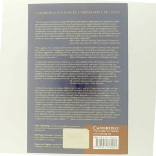 Fiscal governance in Europe af Mark Hallerberg (Bog)