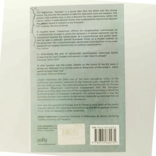 The crisis of the European Union : a response af Jürgen Habermas (Bog)