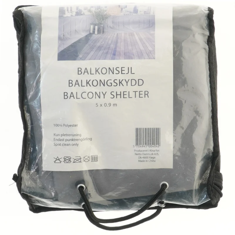 Balkonsejl 5x0,9 m fra Netto (str. 5x0,9 m cm)