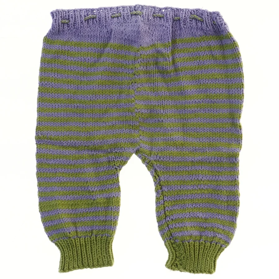 Strikkede baby bukser (str. 68)