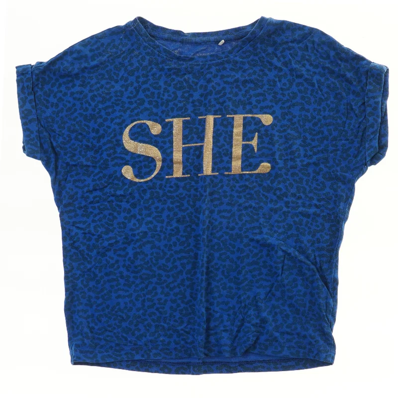 Blå T-shirt med Leopardmønster fra Name It (str. 122)