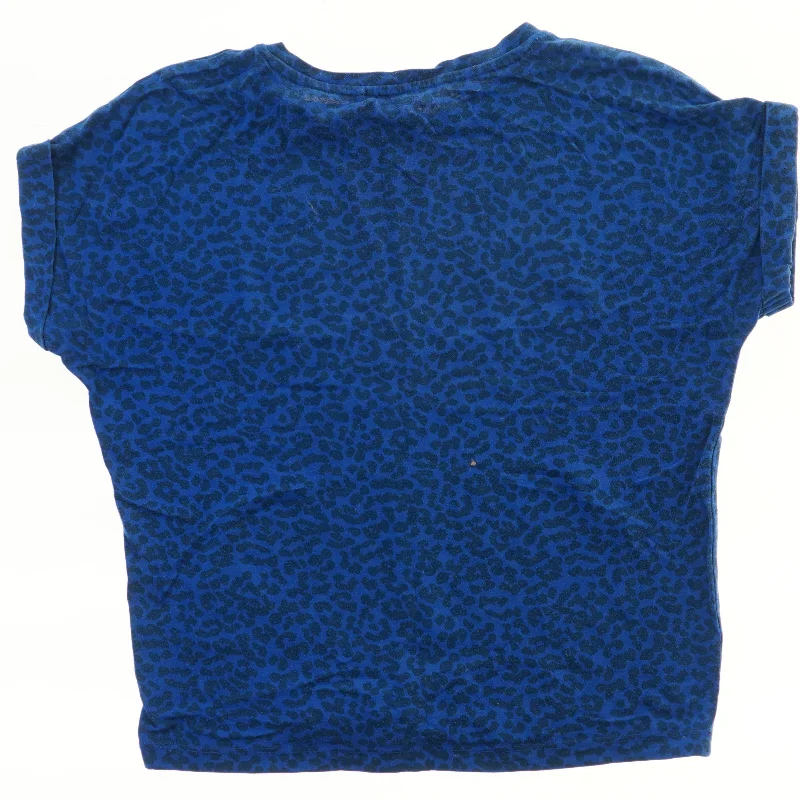 Blå T-shirt med Leopardmønster fra Name It (str. 122)