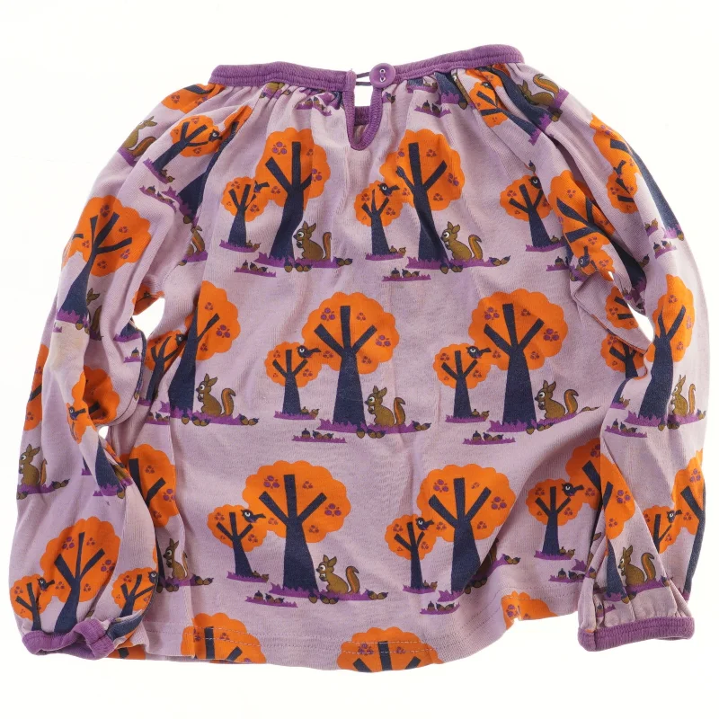 Langærmet børnebluse med farverigt print fra Ej Sikke Lej (str. 92)